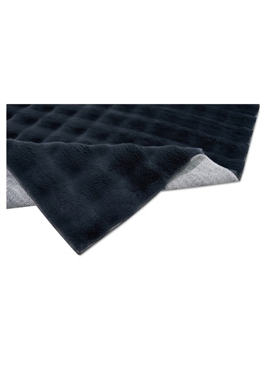 Yünteks Bubble Kabartmalı Peluş Post Halı 90x150 Antrasit