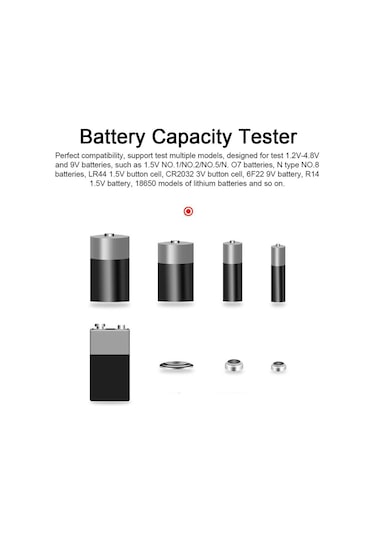 168 Pro Dijital Ekran Evrensel Pil Test Cihazı Taşınabilir Pil Kapasitesi Göstergesi Pratik