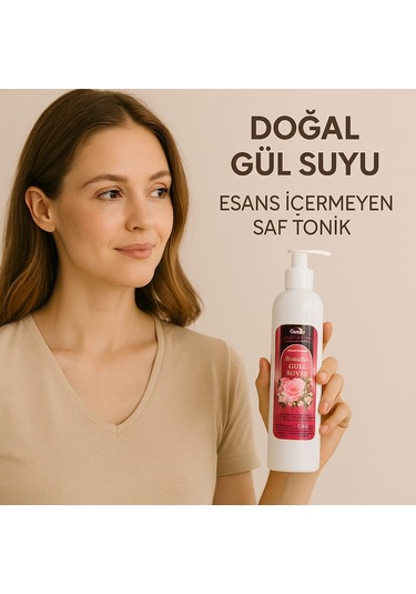 Garlex Nemlendirici ve Canlandırıcı Doğal Gül Suyu 250 ML