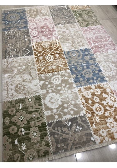 Kaşmir Halı Armina 160X235 Ae 0359 Patchwork Pudra Vizon 4 M2 Hal