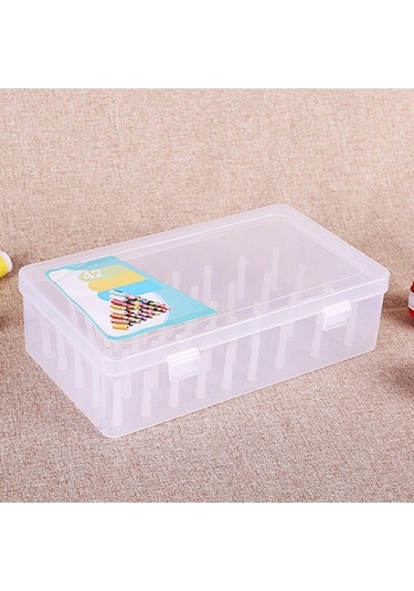 Bosphorusboutique02 Şeffaf 42 Adet Dikiş Ipliği Kutusu, Iğne Ve Tel Depolama Organizatörü Şeffaf