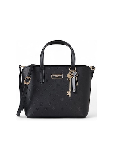 Pierre Cardin Logo Detaylı Siyah Kadın El Çantası 05pc25k102-p Siyah