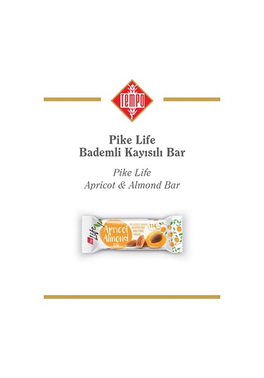 Kayısılı Bademli Bar 30 G X 12 Adet