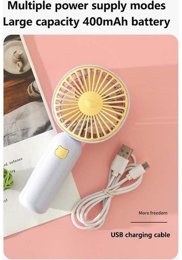 Cbtx USB Taşınabilir Masaüstü Mini Elektrikli Fan