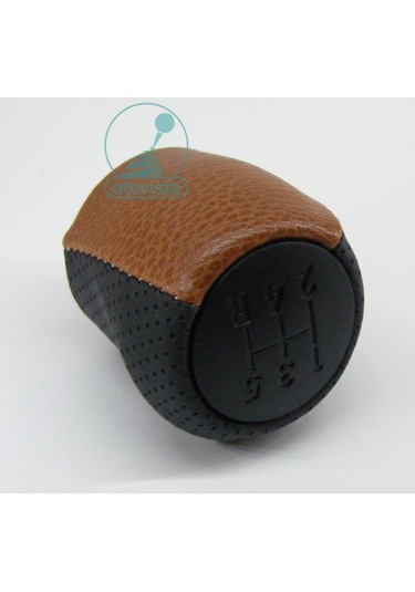 Fiat Punto Ve Linea Deri Vites Topuzu 2006-2017 Taba-siyah Model Siyah