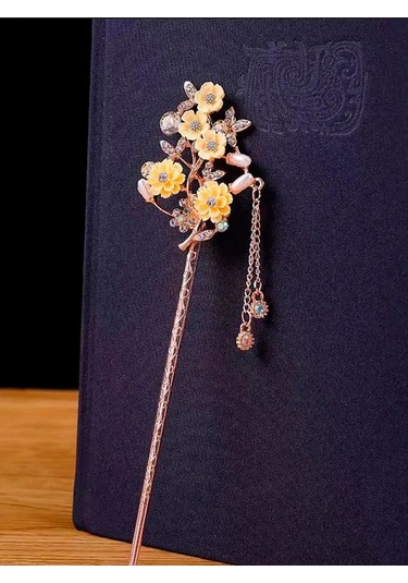 Villovatik Topuz İğnesi Leandro Sarı 156466384 Gri