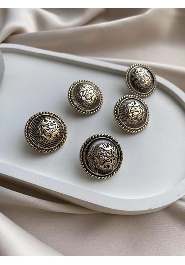 Siberiana 21 Mm Bronz Kaplamalı Armalı Düğmeler 211158649