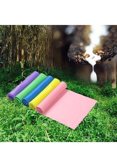 Xuweiwei Yeşil 1 Adet Direnç Lastiği - Tpe Esneme Bantı İle Tam Vücut Antrenmanı Yeşil