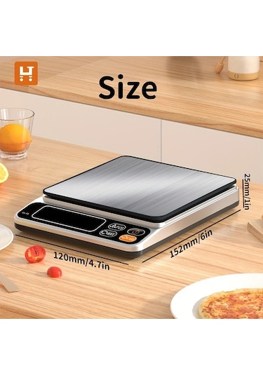 Willowhaven Habuybuy Gl-01 Gümüş Taşınabilir Mutfak Terazisi 0.1g Hassas Gram Tartı Gümüş