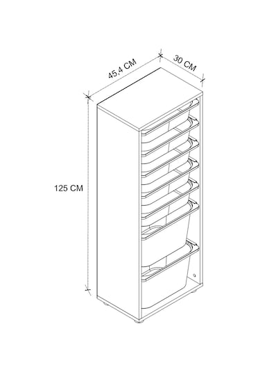 Bofigo 7 Sepetli Dolap Çok Amaçlı Dolap Oyuncak Dolabı Pera Safir Açık Kahverengi Bofigo 7 Sepetli Dolap Çok Amaçlı Dolap Oyuncak Dolabı Pera Safir Açık Kahverengi