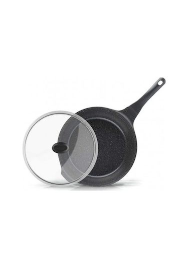 Thermoad Granit Döküm Wok Tava 28 Cm Gri THERMOAD.019 Gri
