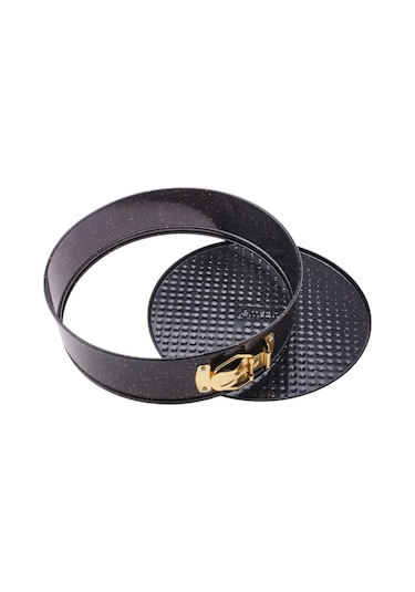 Emsan Circle 2'li Kelepçeli Kek Kalıbı Seti Gold