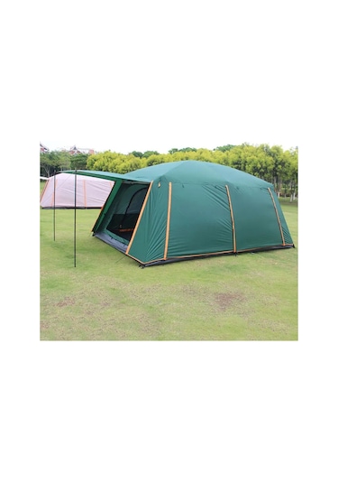 - 1 Oda + 1 Salon Çadır İçin Komple Kapalı Branda Sadece Branda - Yeşil Yeşil