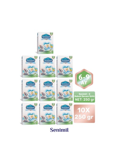 Senımıl 2 Bebek Devam Sütü 250 G 10 Adet