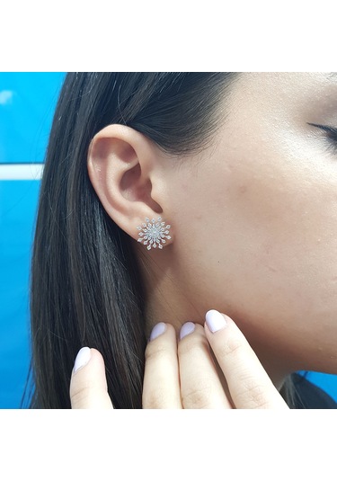 Lova Pırlanta Büyük Kar Tanesi Küpe -  3040108