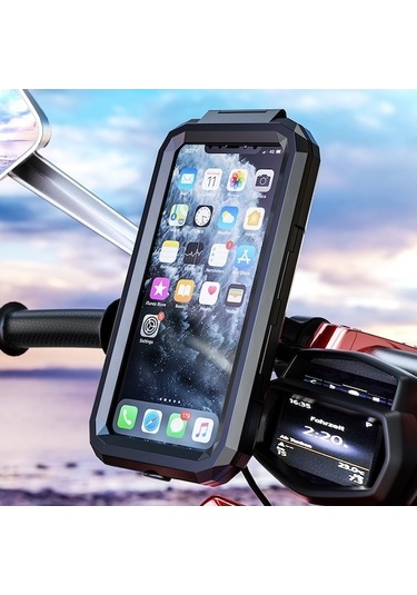 Wondernest Kewig Bisiklet Ve Motosiklet Su Geçirmez Telefon Braketi - Gidon Kutusu -