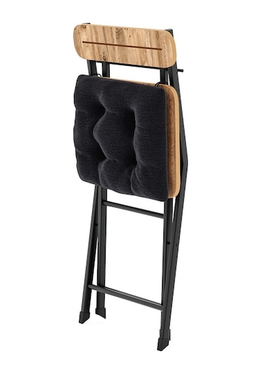 Bistro Sandalye Katlanır Minderli Bahçe Sandalyesi Çam 1404