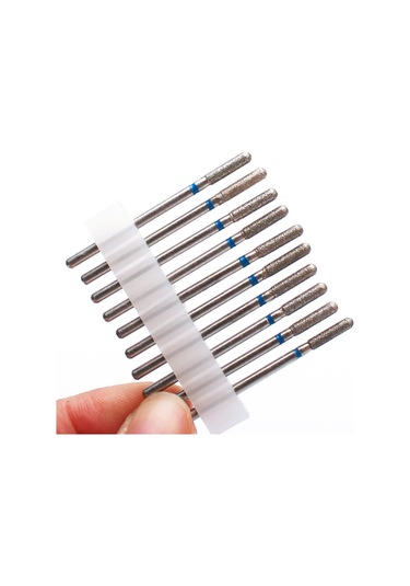 10 Adet Elmas Freze Kesicisi Tırnak Matkap Ucu Elektrikli Manikür Makinesi Tırnak Eti Temiz Dosyaları Ekipman Aksesuarları Araçları Bordo