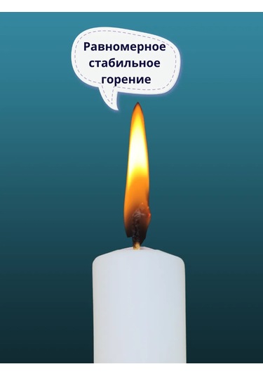 Kandlefo Ev İçin Yüksek Mumlar Sokak Sütunları 50x200mm 210603753 Beyaz