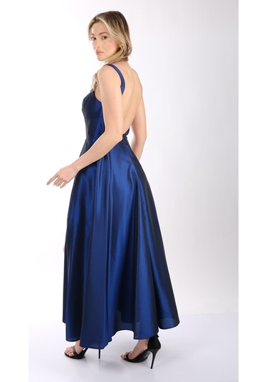 Abiye Elbise Dori 00kb7092 Lacivert