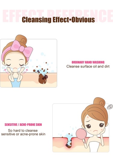 Sones 2'si 1 Arada Elektrikli Yüz Temizleme Fırçası Su Geçirmez Yüz Cilt Temizleme Masaj Aleti Silikon Titreşimli Fırça Gözenek Temizleyici Siyah Nokta Temizleyici