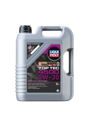 Lı2318 - 5w-30 Motor Yağı Tam Sentetik Top Tec 4500 5l - Liqui Moly