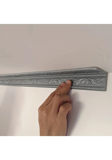 Elmpaly Beyaz 3d Köşe Şeridi 2.3m Duvar Kağıdı: Kolay Uygulama Tv Ve Kapı Dekoru