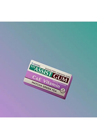 Vıt Assıst Gum C-e Vitaminli Matcha Yeşil Çaylı Sakız