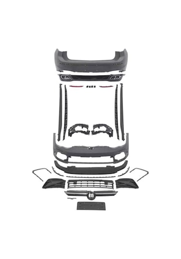 Tampon Seti Komple Ön-arka-yan Bk-g8rl S1 Volkswagen Golf 8 R-lıne 20 Ve Sonrası Uyumlu