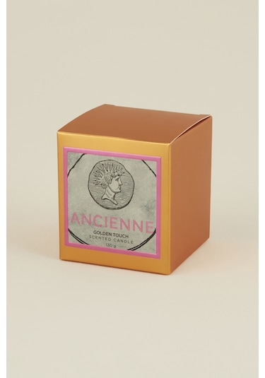Karaca Home Pop Art Koleksiyonu Ancienne Golden Touch Kokulu Mum Turuncu