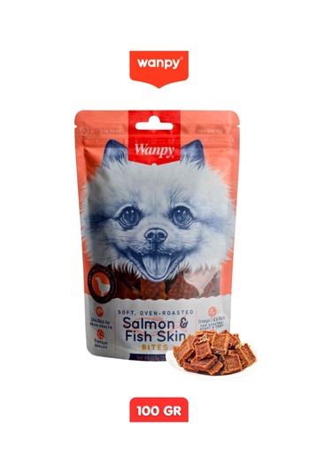 Gerçek Somon Dilimleri Köpek Ödülü Köpek Ödül Maması 100 Gr