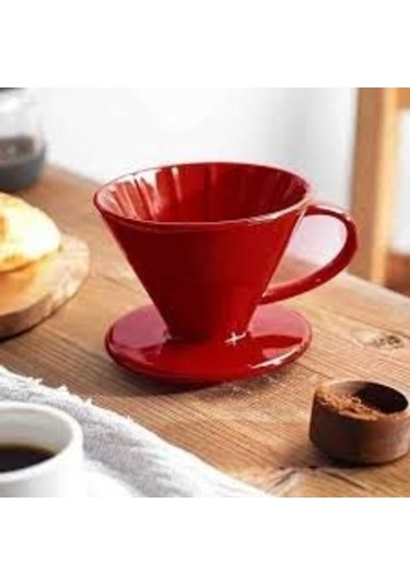 V60 Seramik Drıpper No2 Kırmızı