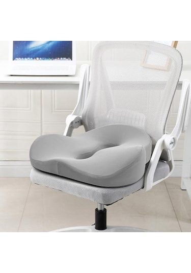 Siyah Ergonomik Basınç Tahliye Koltuk Minderi Nefes Alabilir Aşınmaya Dayanıklı Bellek Köpük Ofis Koltuğu Minderi Koltuk Pedi