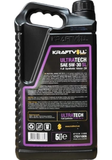 Kraftvoll 5W - 30 Ultratech Tam Sentetik Motor Yağı 5 L