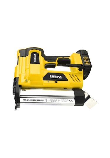 Rtrmax RTX1875 X-Lion 18V 2 Amper Çift Akülü 19-40 MM Zımba + 20-50 MM Çivi Çakma Tabancası