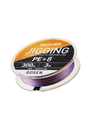Gosen Jigging Answer Pe 8 Örgü Jig Ve Tai Rubber İpi 300mt Multi - 1.0 Pe 4.0 PE