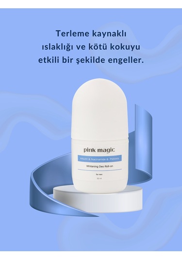 Ter Önleyici & Beyazlatıcı Erkek Deo Roll-on