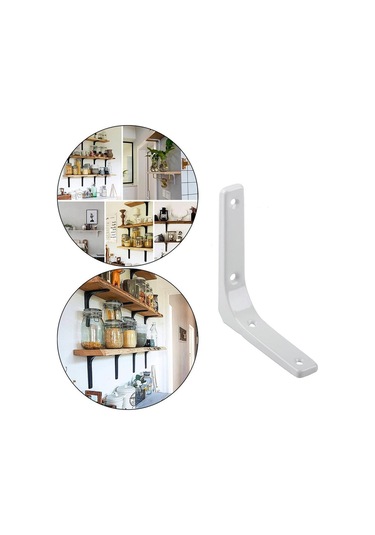 Suntek Magideal Ağır Hizmet Tipi Raf Aparatı Duvar Beyaz-4-inç Diğer