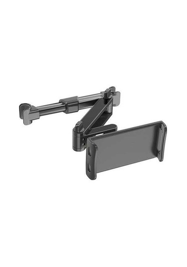 Fortunelane Siya Araba Arka Koltuk Tutucu - Çift Kollu 360 Döner - 5-11 İnç Evrensel - Katlanabilir Abs+alüminyum