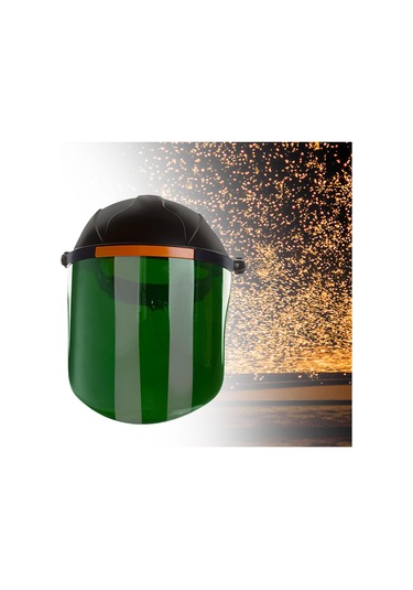 Suntek Kaynak Maskesi Yüz Koruyucusu Yukarı Siyahımsı-yeşil