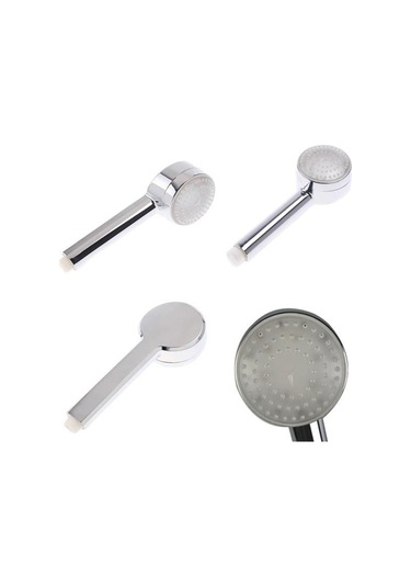 Lebıhmurah Bf76 Led Renkli Otomatik Sıcaklık Sensörü El Duş Başlığı Aracı Çok Renkli