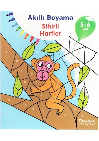 5-6 Yaş Akıllı Boyama Kitap Seti 3 Kitap (Uçanbalık Yayınları)