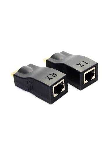Wozlo 30m Hdmi Rj45 Dönüştürücü Kayıpsız Tek Kablo 4kx2k 1080p Hdcp Cat5e/cat6 Hdmi Extender Uzatıcı