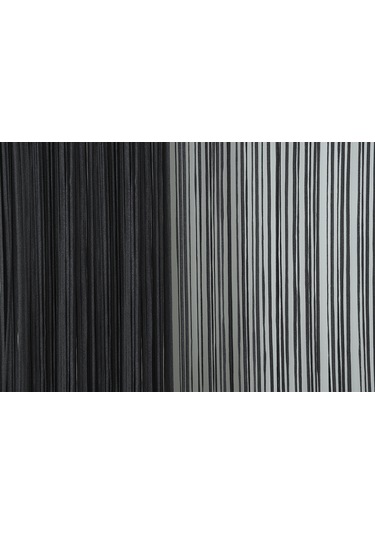 Düz İp Model 180 Cm En 280 Cm Boy Antrasit Renk Hazır İp Perde Antrasit