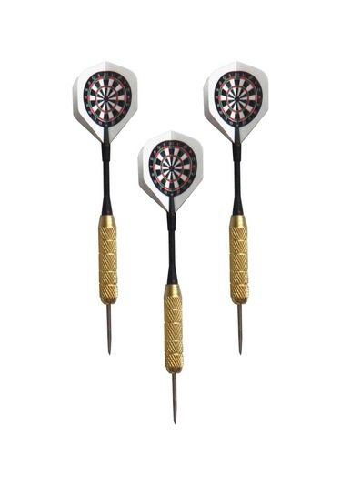 Delta 22 Gr. Dart Oku (3’lü Set) - Çelik Uç + Pirinç Gövde + Renk