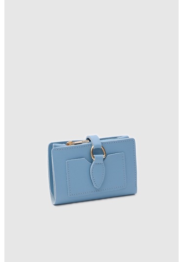 Afra Bebemavi Renk Mini Bayan Cüzdan Bebe Mavi