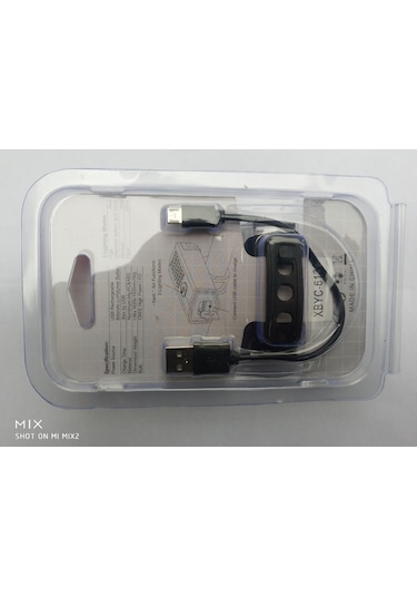 Usb Li 300 Lümen Ön Led Far Su Geçirmez Xbyc 6131