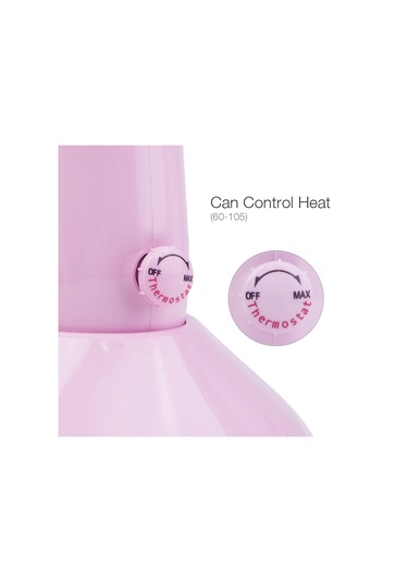 Sones Taşınabilir Manuel Termostat Ağda Makinesi Tüy Alma Ağda Fasulyesi Isıtıcı, Ab Fişi Pembe