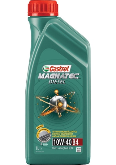 Castrol Magnatec Dizel 10W-40 B4 Yarı Sentetik Motor Yağı 1 L