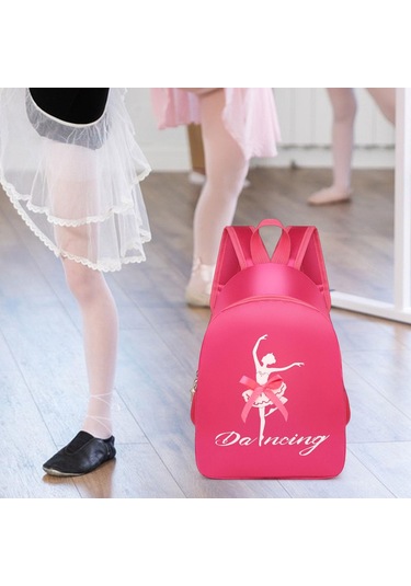 Suntek Bale Dans Sırt Çantası Sevimli Çocuk Seyahatleri İçin Gül Kırmızısı